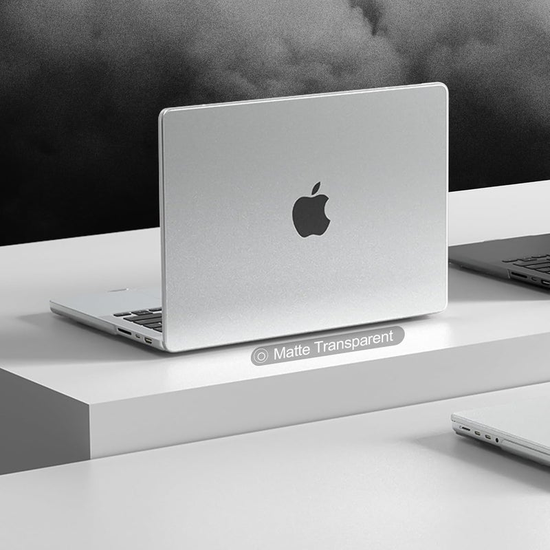 Eoocoo Case Compatible with MacBook Pro 14 inch M5 2026 2025-2021 M4 M3 M2 M1 Pro/Max Chip, Matte Clear Hard Shell Scratch Resistant Laptop Protective Cover Case, Original Clear - Image 2